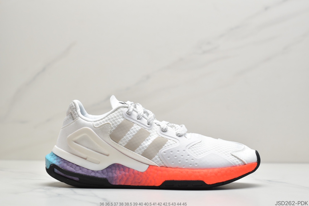 200 公司级阿迪达斯Adidas Day Jogger 2020 Boost  夜行者二代爆米花复古跑鞋 FY3012