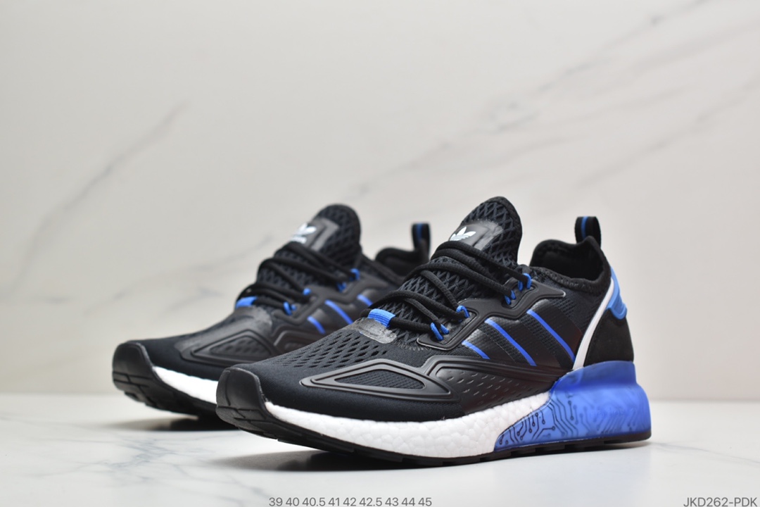 160 公司级阿迪达斯 Adidas Originals ZX 2K Boost 易烊千玺同款 FY1458