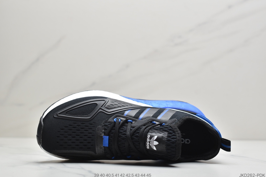 160 公司级阿迪达斯 Adidas Originals ZX 2K Boost 易烊千玺同款 FY1458