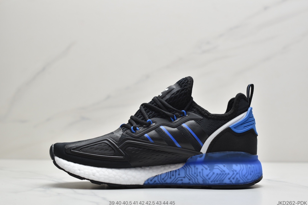 160 公司级阿迪达斯 Adidas Originals ZX 2K Boost 易烊千玺同款 FY1458