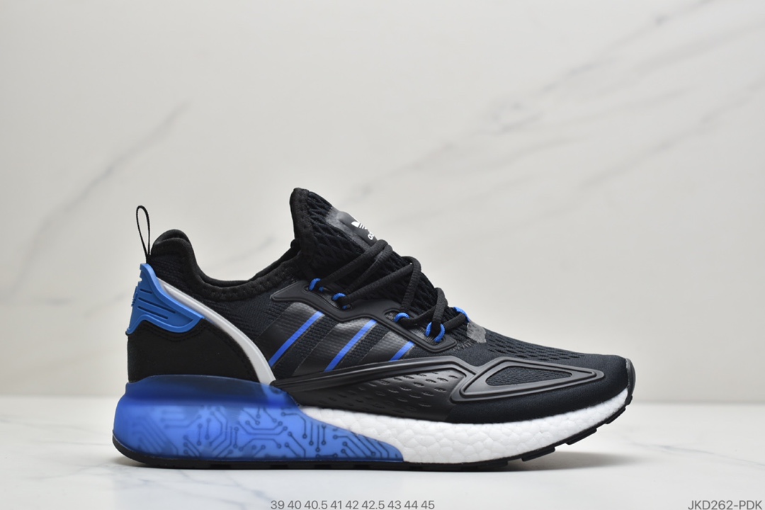 160 公司级阿迪达斯 Adidas Originals ZX 2K Boost 易烊千玺同款 FY1458