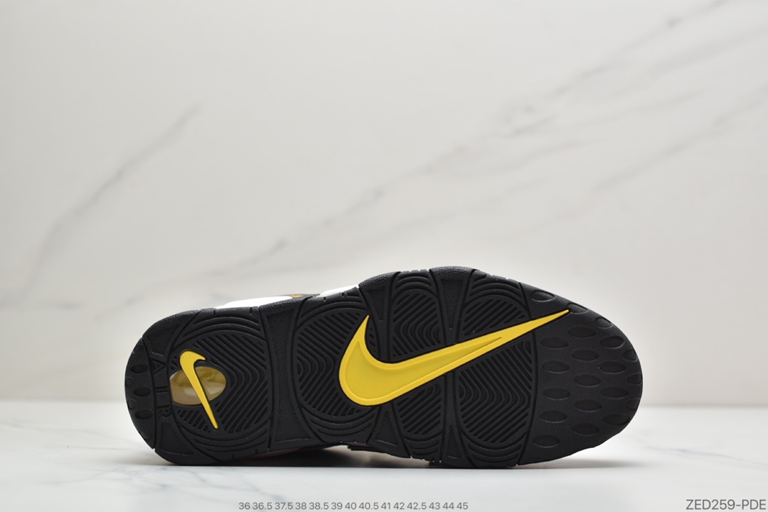 250 公司级耐克Nike WMNS Air More Uptempo GS”Barely Green0”皮蓬初代系列经典高街百搭休闲运动文化篮球鞋“蓝黑白”货号：DC7300-400