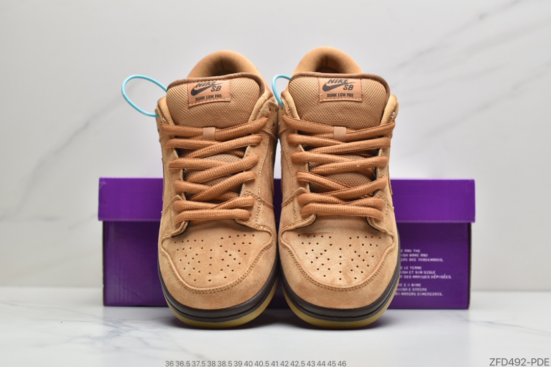 270 公司级耐克Nike SB Dunk Low Pro “Wheat Mocha” 小麦步入秋季BQ6817-204
