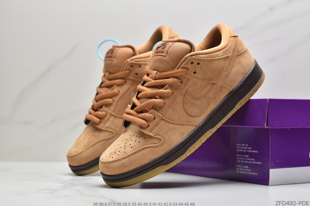 270 公司级耐克Nike SB Dunk Low Pro “Wheat Mocha” 小麦步入秋季BQ6817-204