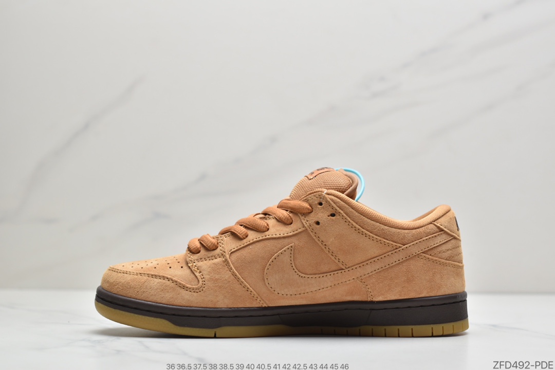 270 公司级耐克Nike SB Dunk Low Pro “Wheat Mocha” 小麦步入秋季BQ6817-204
