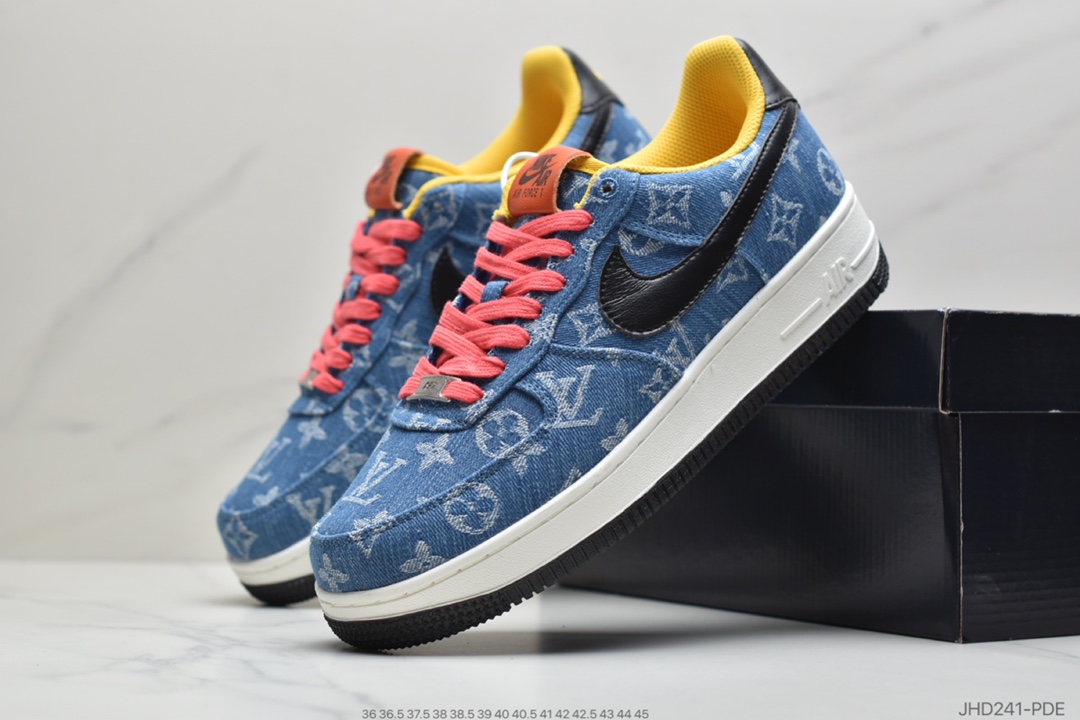 190 公司级耐克Nike AF1 空军李维斯特牛仔系列 LV联名 百搭休闲运动板鞋315111-222