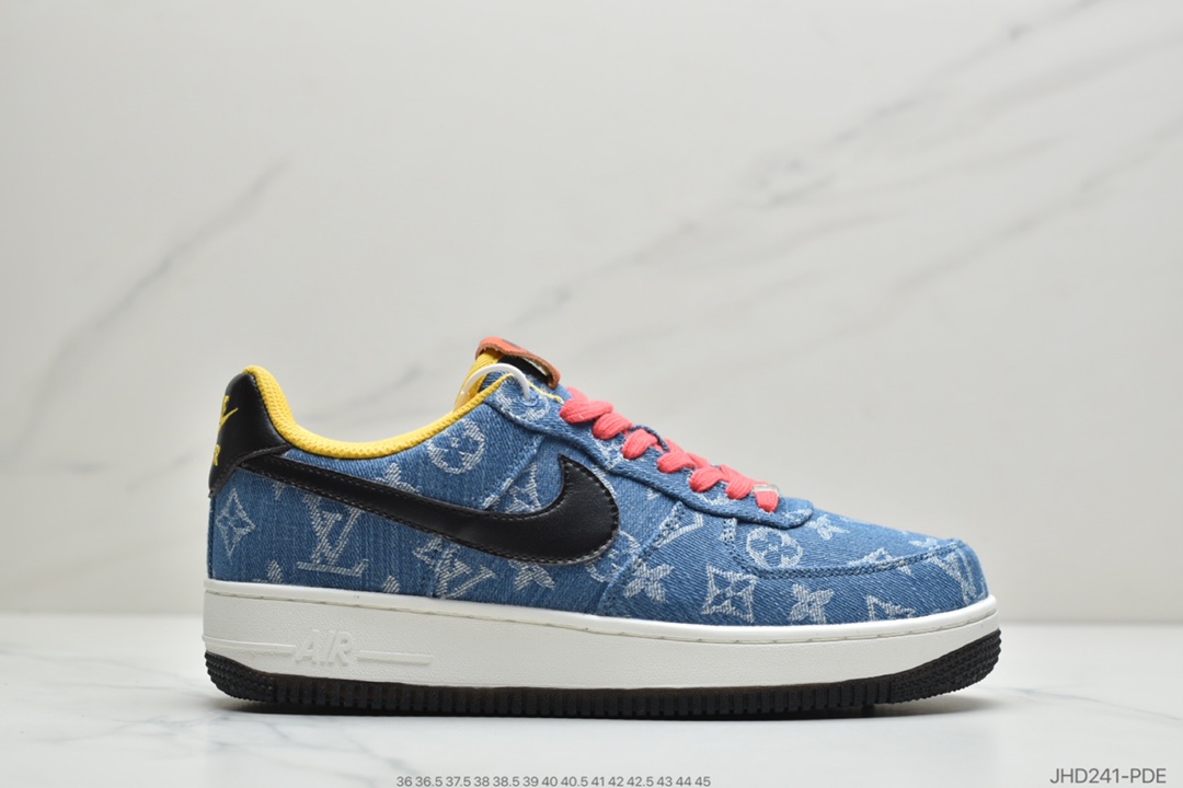 190 公司级耐克Nike AF1 空军李维斯特牛仔系列 LV联名 百搭休闲运动板鞋315111-222