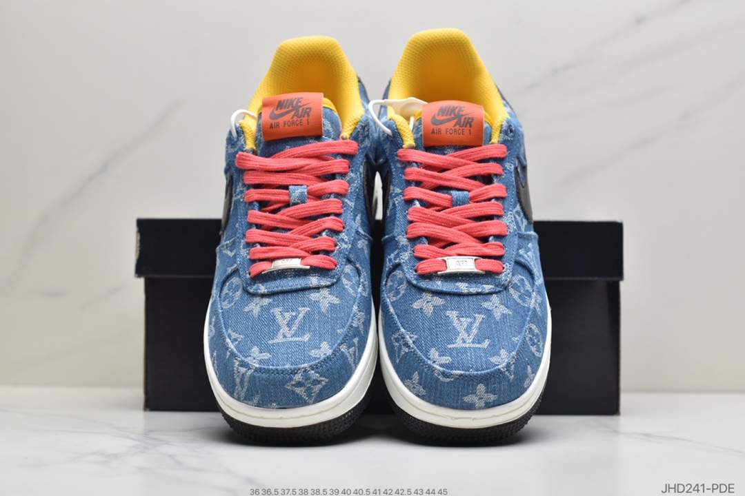 190 公司级耐克Nike AF1 空军李维斯特牛仔系列 LV联名 百搭休闲运动板鞋315111-222