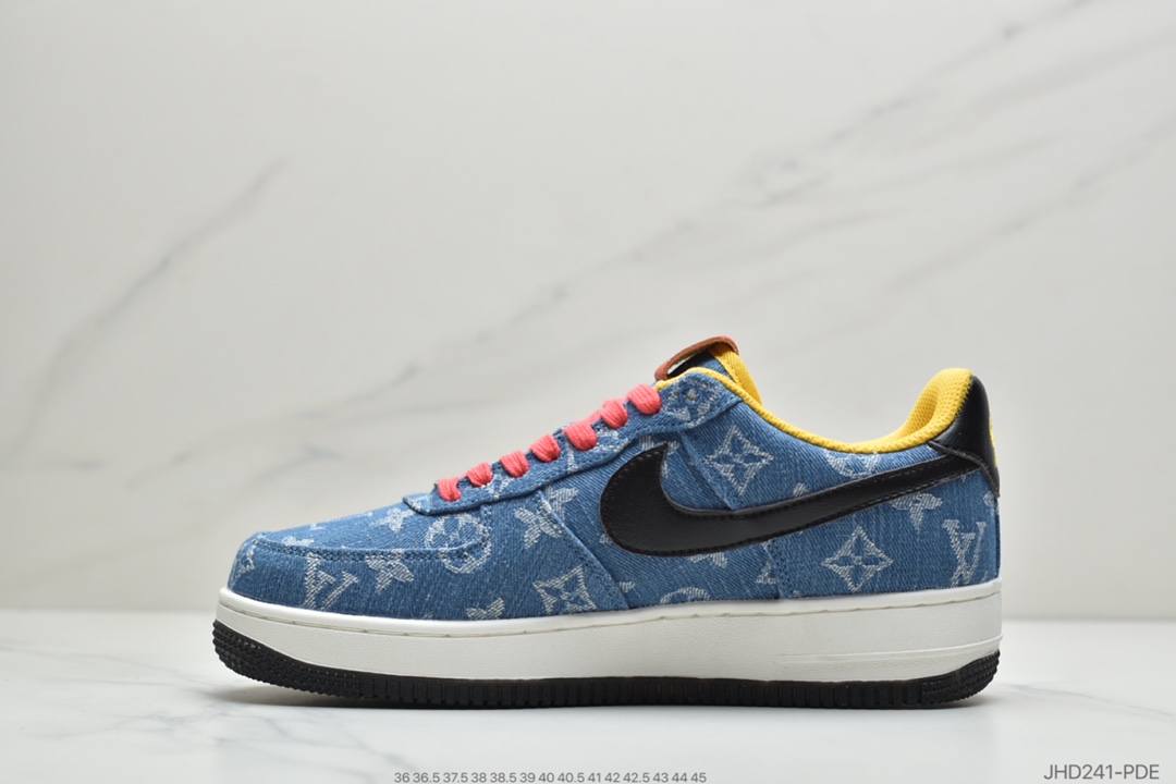 190 公司级耐克Nike AF1 空军李维斯特牛仔系列 LV联名 百搭休闲运动板鞋315111-222