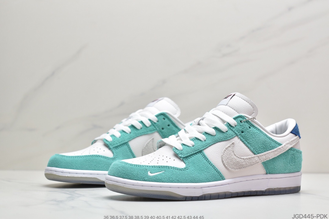 180 公司级耐克NK Dunk Road Sign L-1优选 涡轮绿/蒂夫尼蓝韩国品牌 CZ6501-101