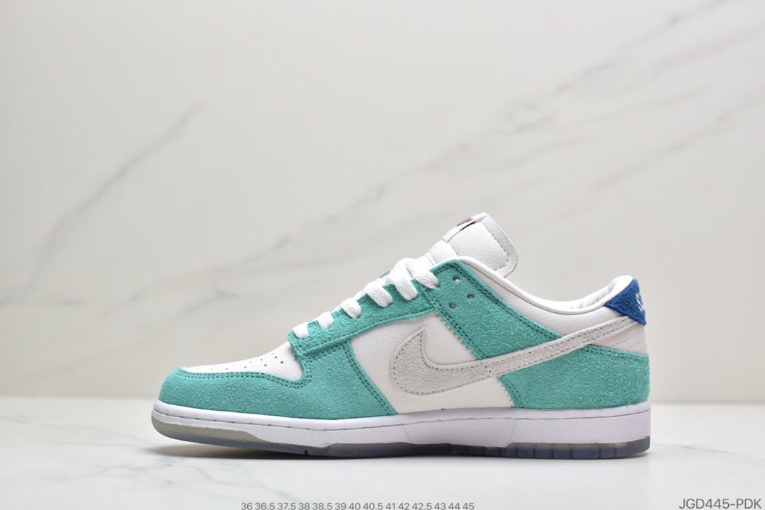 180 公司级耐克NK Dunk Road Sign L-1优选 涡轮绿/蒂夫尼蓝韩国品牌 CZ6501-101