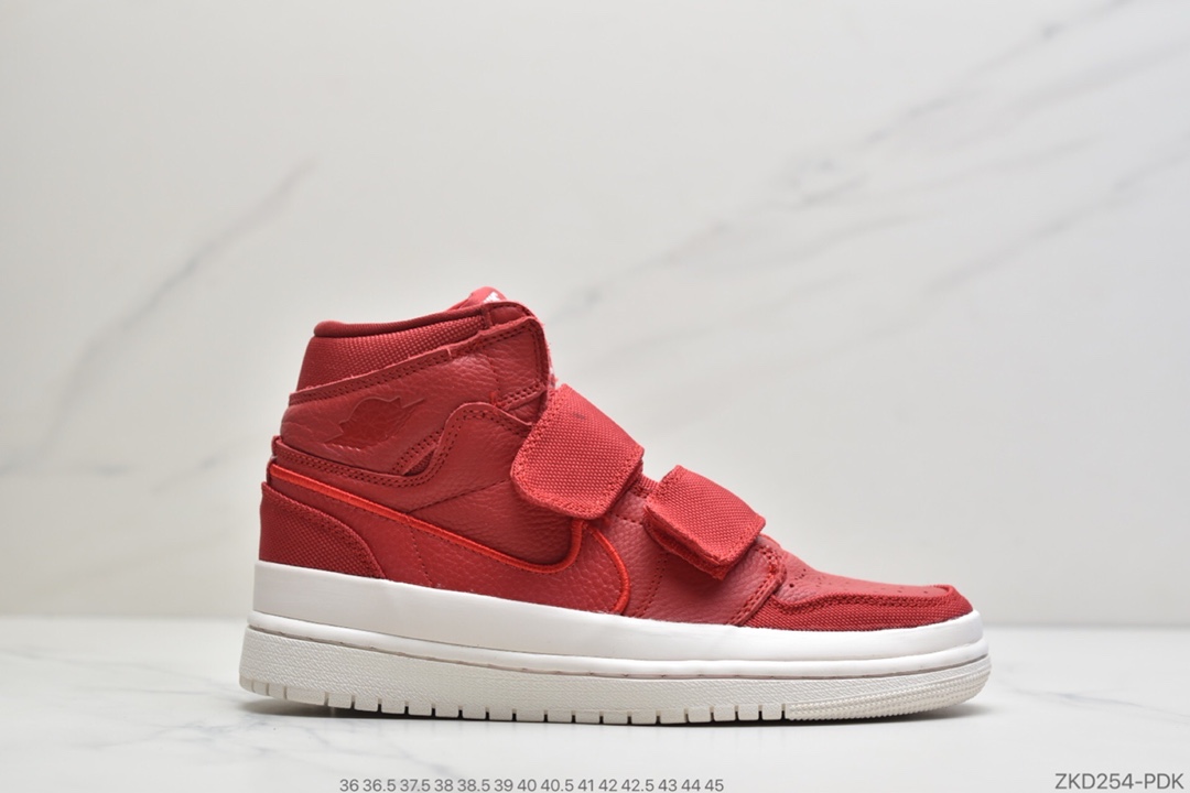 270 公司级 Air Jordan 1 Retro High Double Strap 'Black White'乔丹一代双魔术贴无鞋带高帮文化休闲运动百搭篮球鞋AQ7924-100