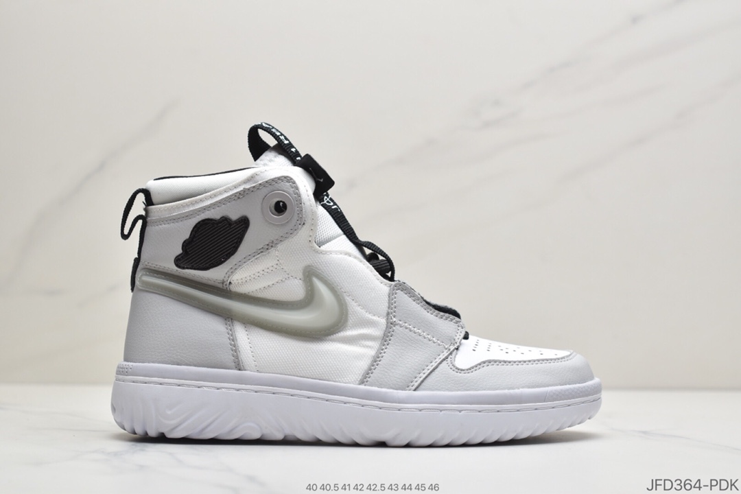 170 真标耐克NIKE AIR JORDAN 1 HIGH REACT AJ1男子黑白红篮球鞋休闲运动鞋 货号:AR5321-016