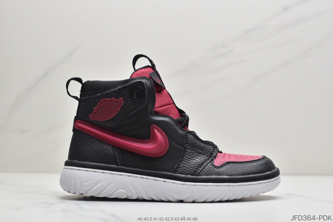 170 真标耐克NIKE AIR JORDAN 1 HIGH REACT AJ1男子黑白红篮球鞋休闲运动鞋 货号:AR5321-016