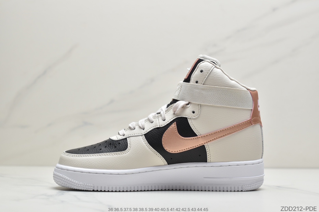 220 公司级Nike Air Force 1 Low ”奶白黑拼接中帮”  DB5080-100