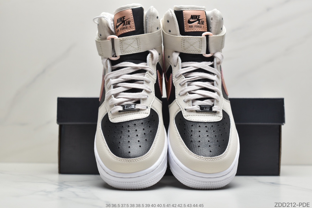 220 公司级Nike Air Force 1 Low ”奶白黑拼接中帮”  DB5080-100