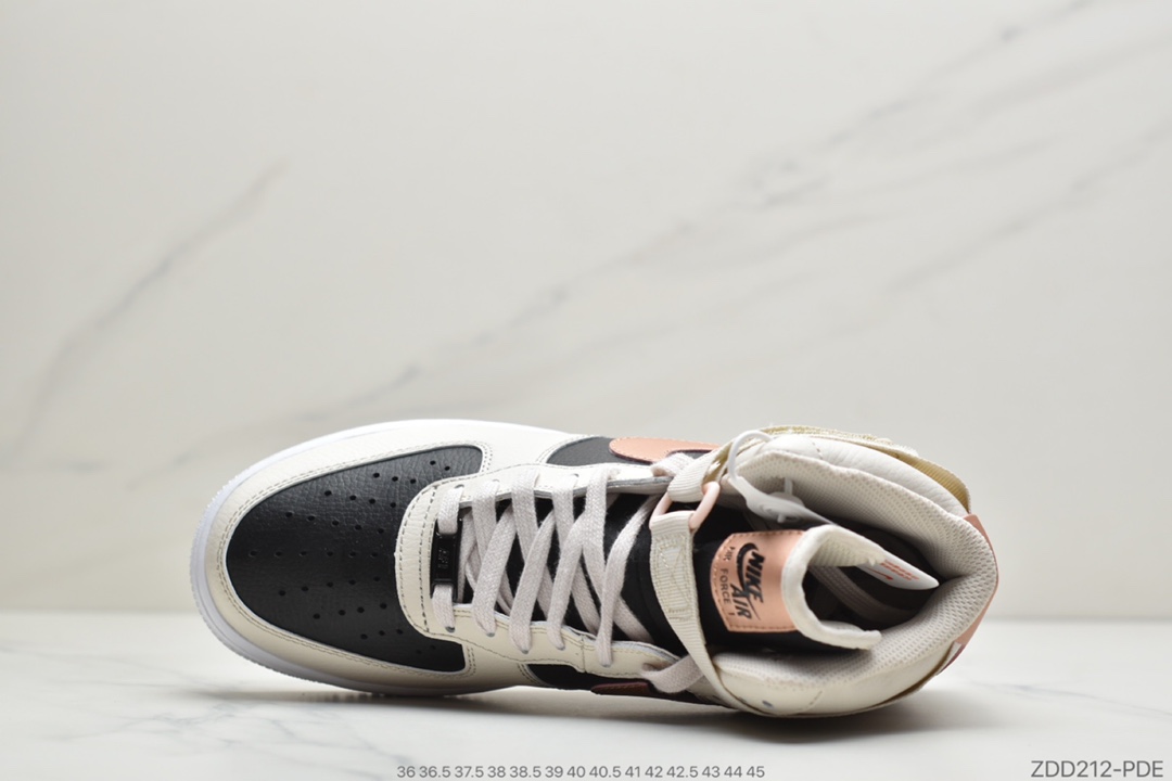 220 公司级Nike Air Force 1 Low ”奶白黑拼接中帮”  DB5080-100