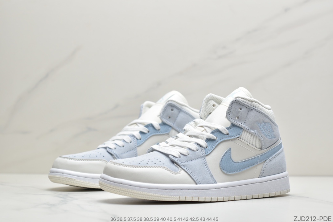 240 公司级Air Jordan 1 Mid AJ1中帮复古篮球鞋 全头层DA4666-100