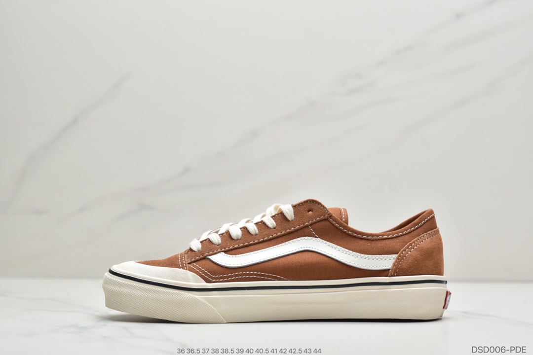 100 公司级万斯VANS范斯STYLE 36 SF焦糖脏橘子汽水低帮男女板鞋