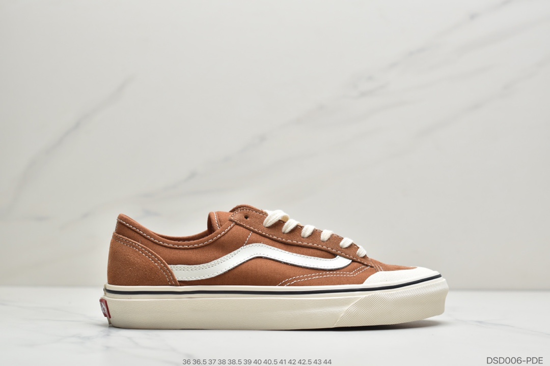 100 公司级万斯VANS范斯STYLE 36 SF焦糖脏橘子汽水低帮男女板鞋
