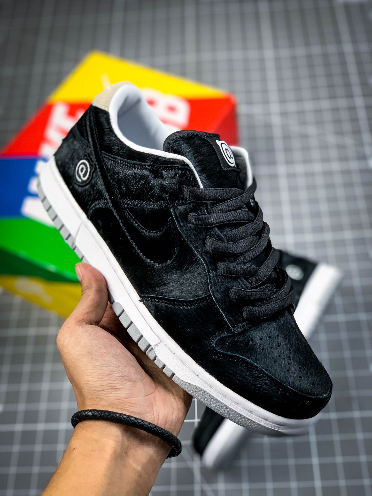 福利特价160 Grateful Dead X Nike SB Dunk L OW “Yellow Bear”黄蓝小熊 货号：CJ5378-700