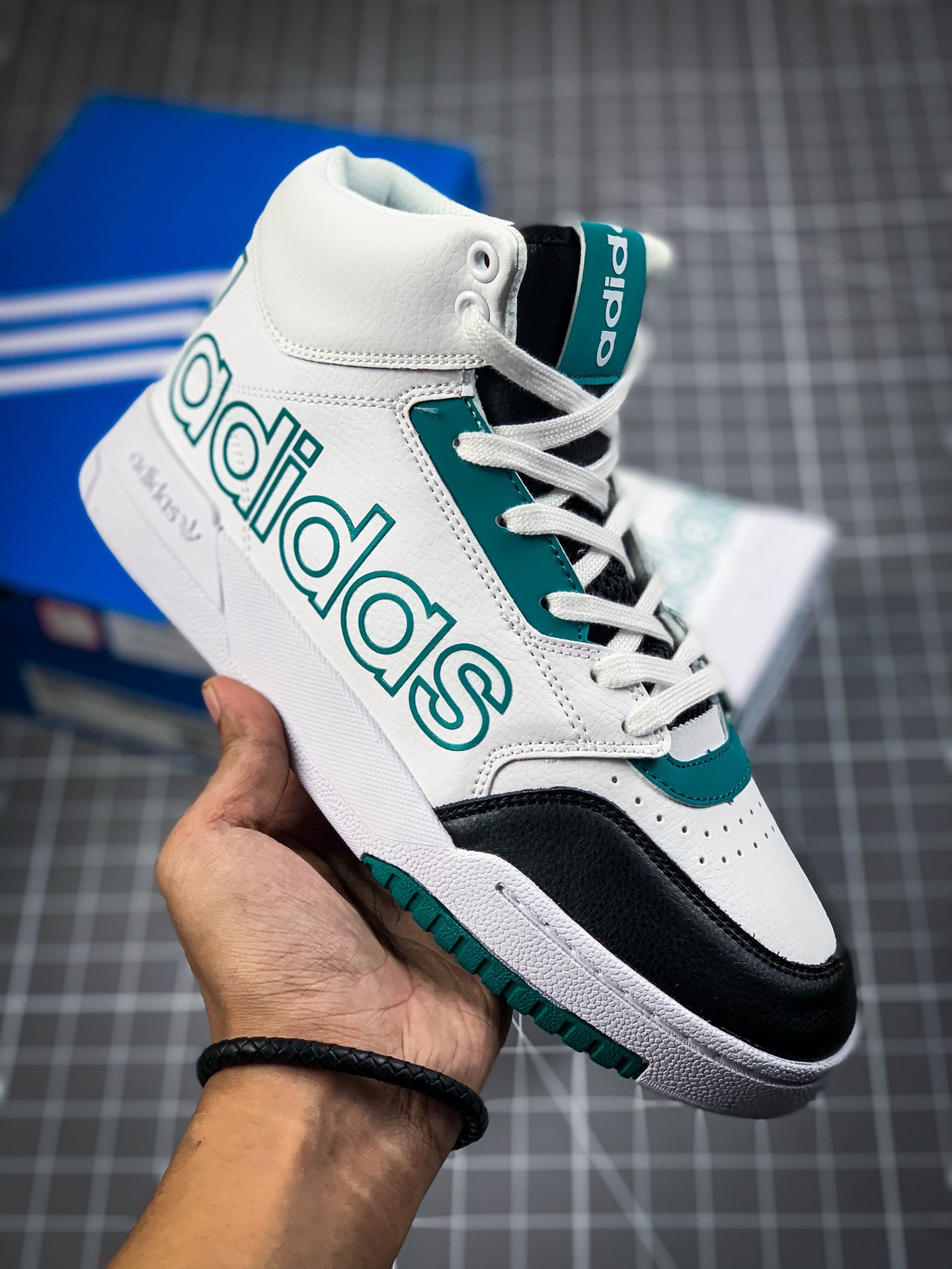 230 海外渠道版  原盒原标Adidas Drop Step 三叶草 FZ0226