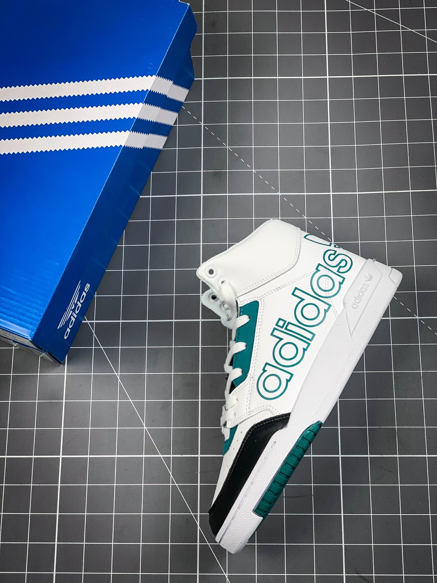 230 海外渠道版  原盒原标Adidas Drop Step 三叶草 FZ0226