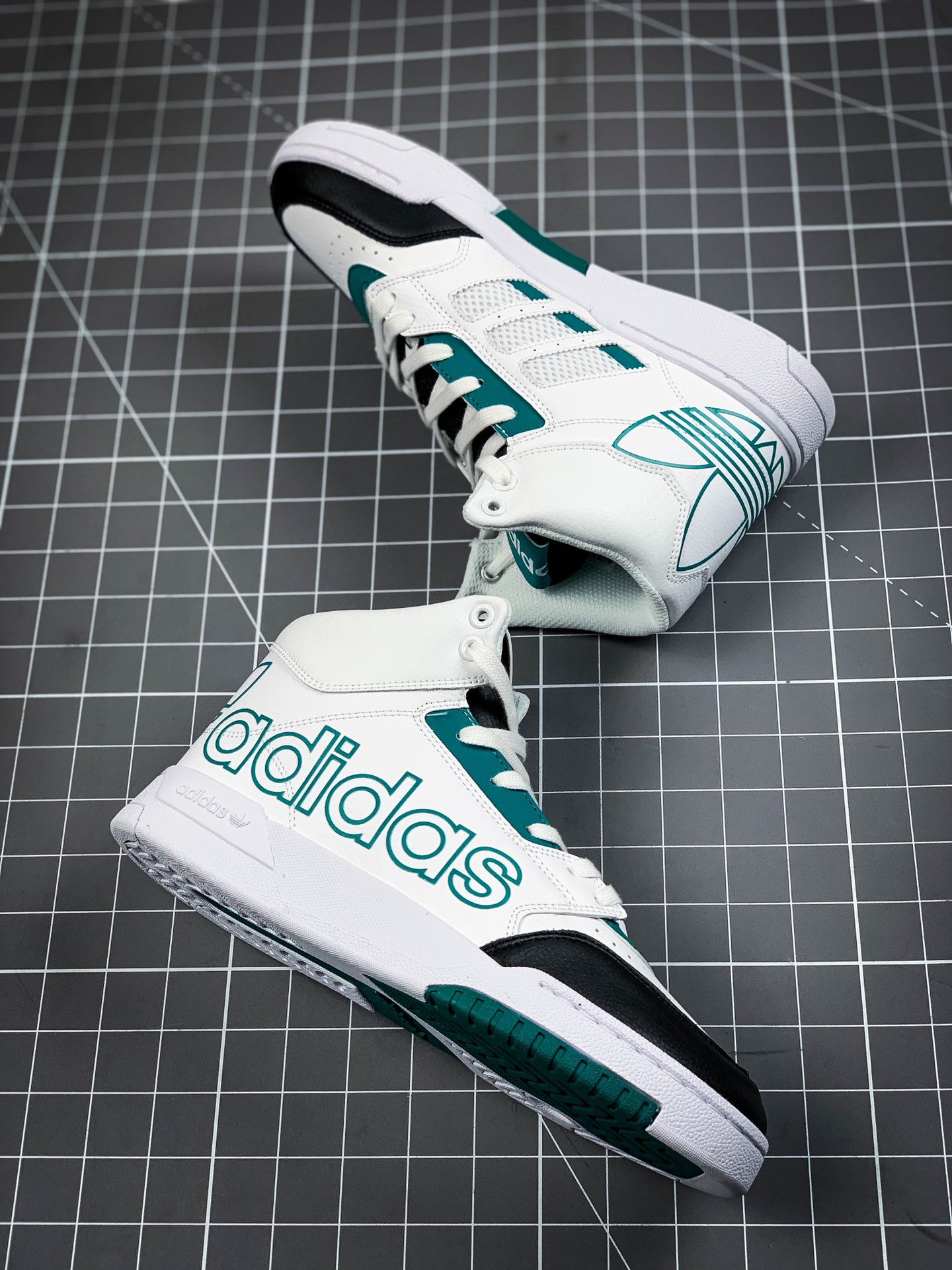 230 海外渠道版  原盒原标Adidas Drop Step 三叶草 FZ0226