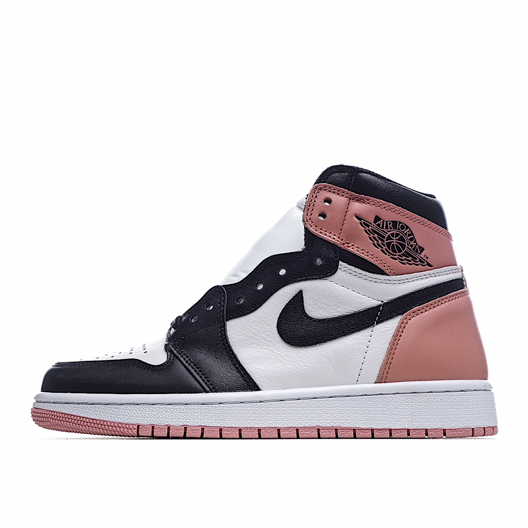I5 Air Jordan 1 Retro High OG NRG “RUST PIINK”AJ1 乔丹1代 黑脏粉脚趾