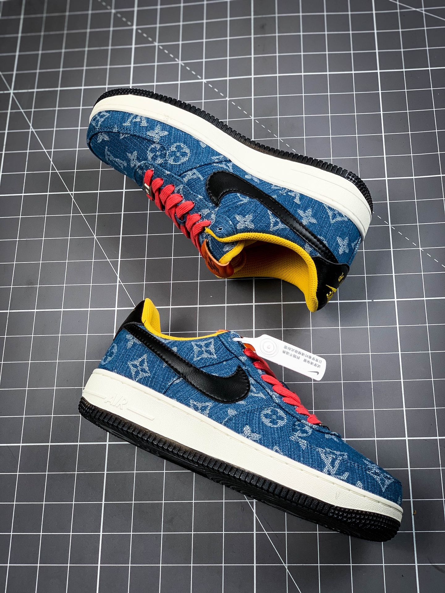 180 耐克Nike AF1 空李军维斯特牛仔系列 LV联名 百搭休闲运板动鞋315111-222