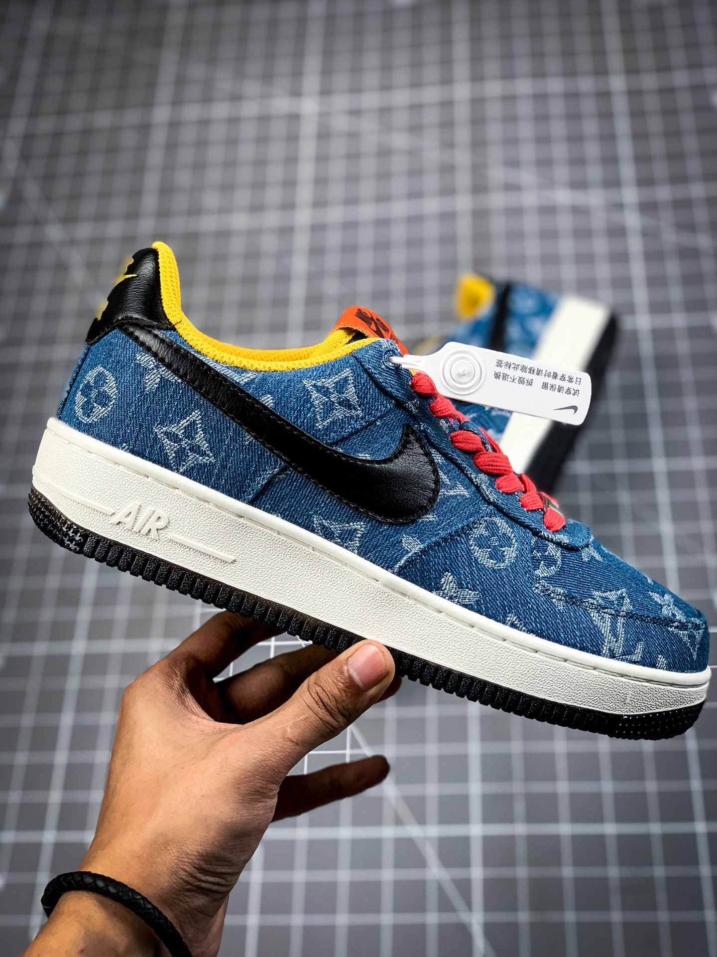 180 耐克Nike AF1 空李军维斯特牛仔系列 LV联名 百搭休闲运板动鞋315111-222