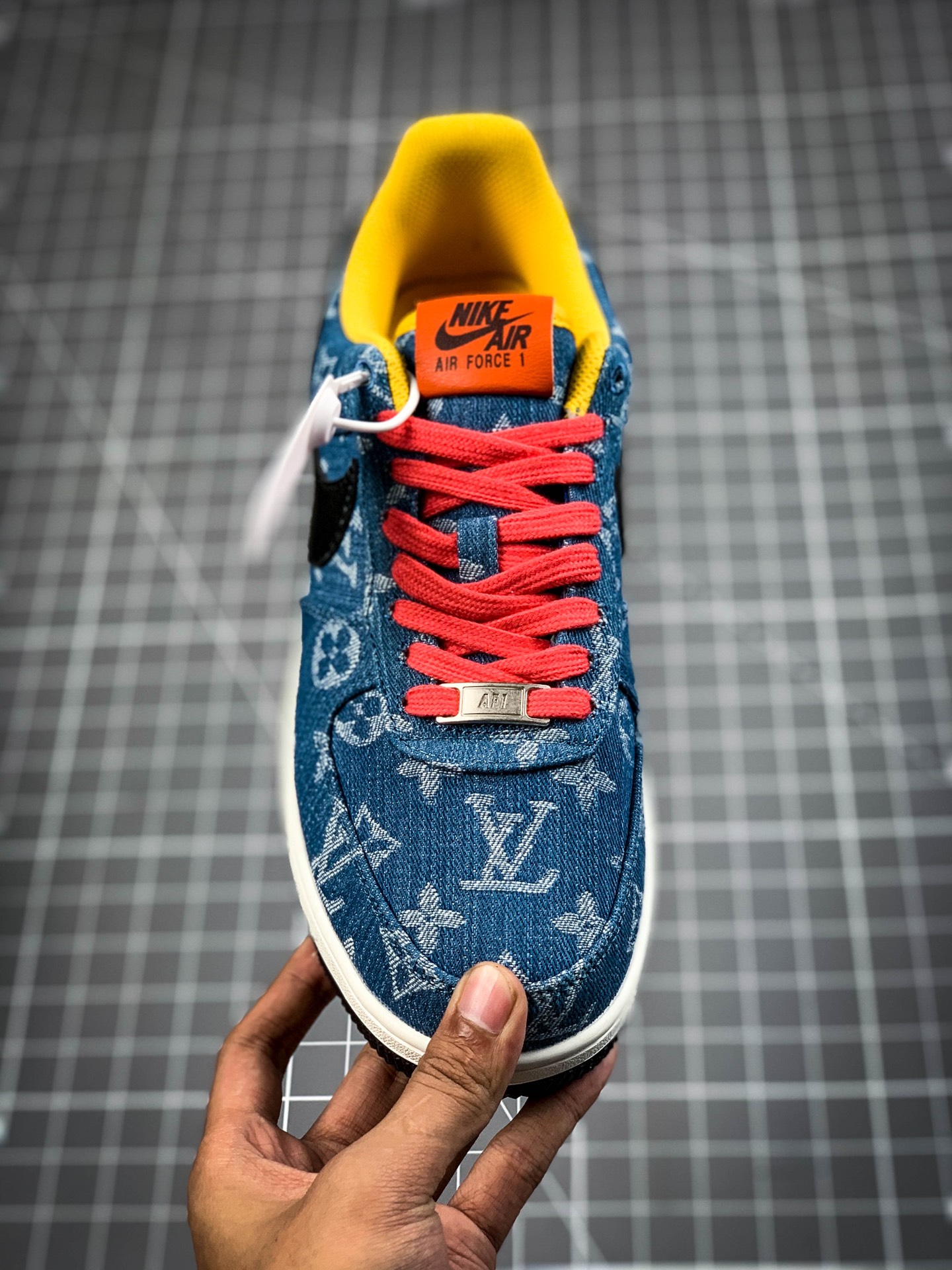 180 耐克Nike AF1 空李军维斯特牛仔系列 LV联名 百搭休闲运板动鞋315111-222