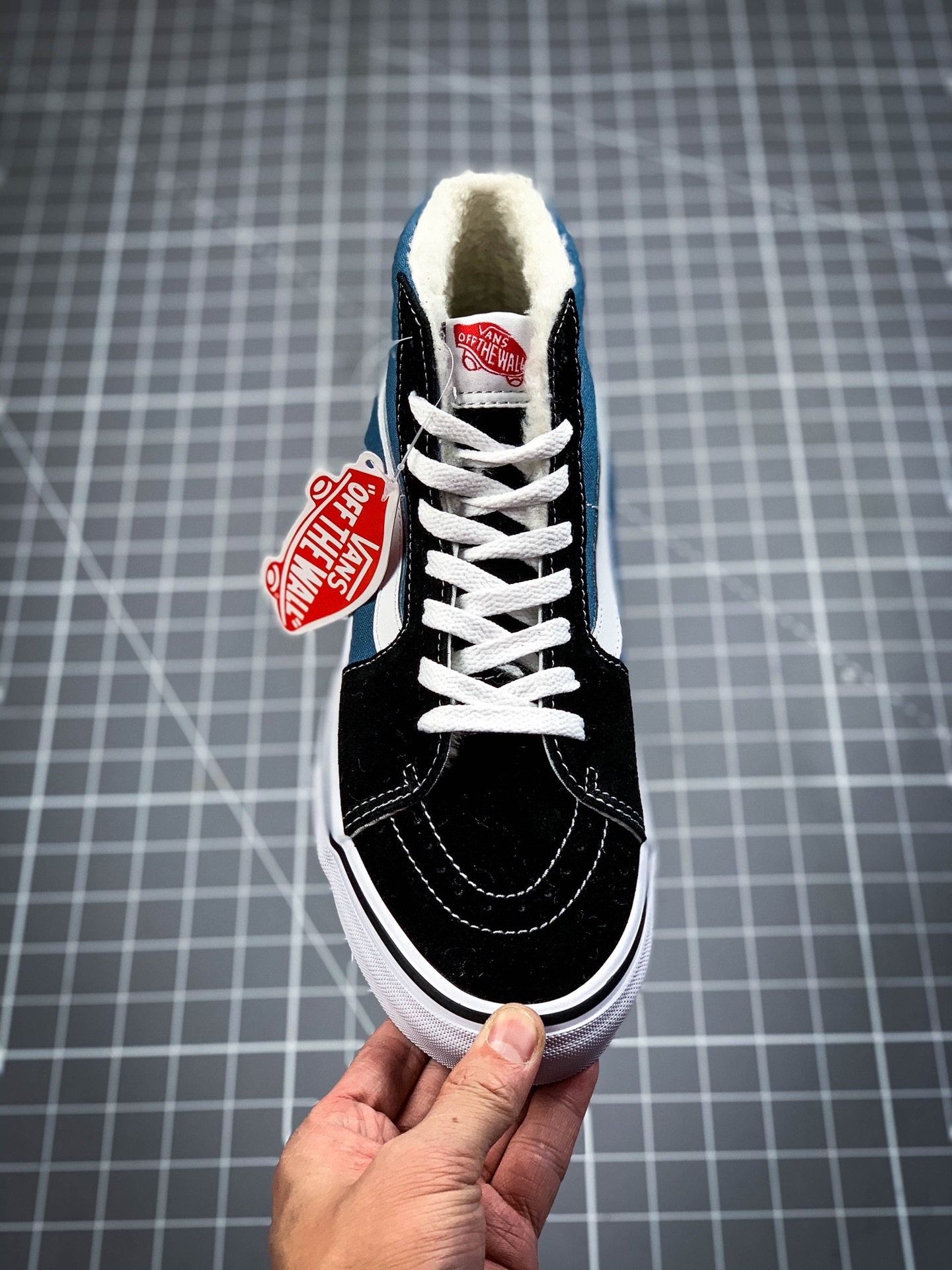160 Vans SK8-Hi Vault OG万斯 牛仔蓝 高帮硫化帆布鞋VN0A4BVBOIF