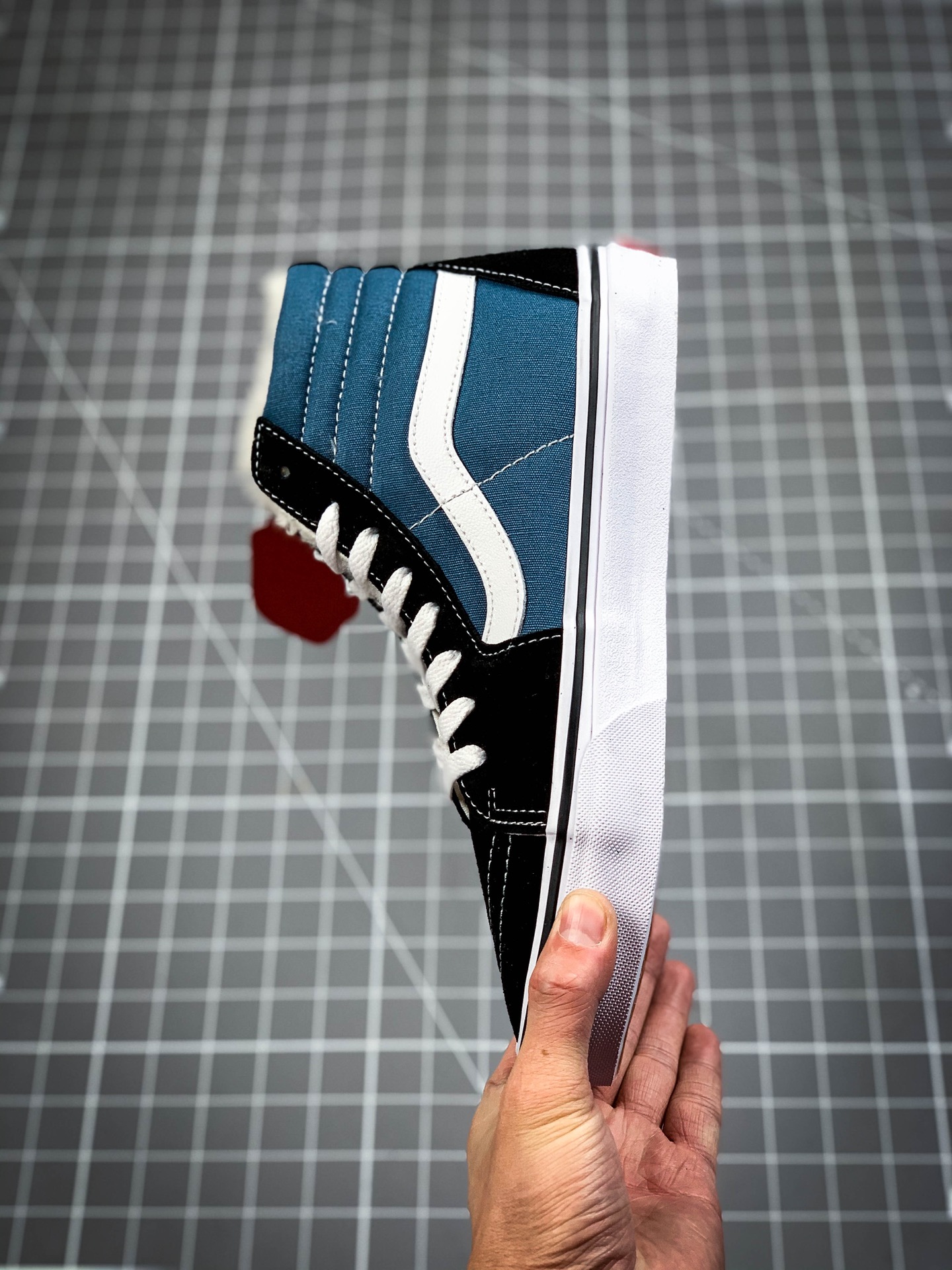 160 Vans SK8-Hi Vault OG万斯 牛仔蓝 高帮硫化帆布鞋VN0A4BVBOIF
