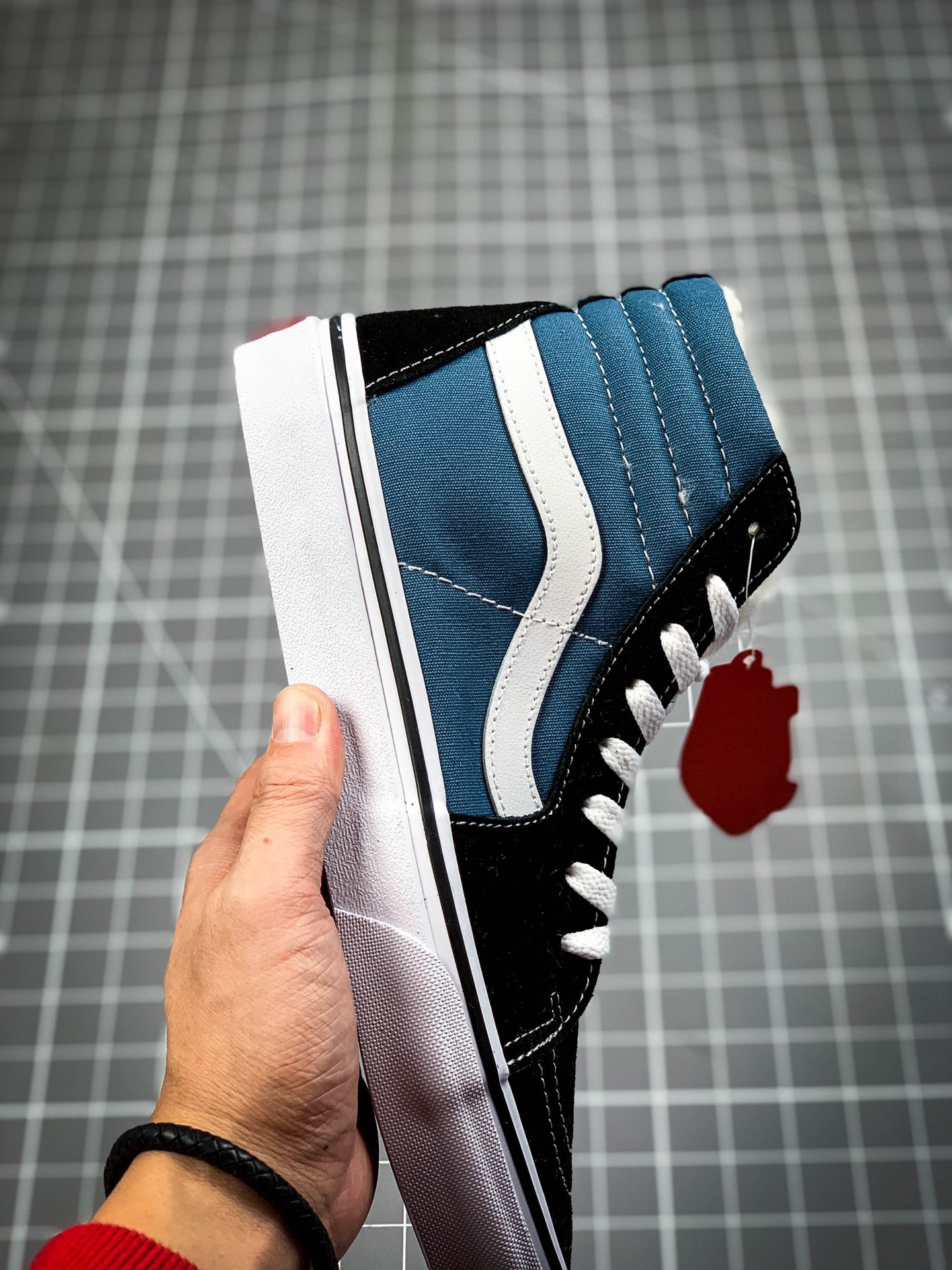 160 Vans SK8-Hi Vault OG万斯 牛仔蓝 高帮硫化帆布鞋VN0A4BVBOIF