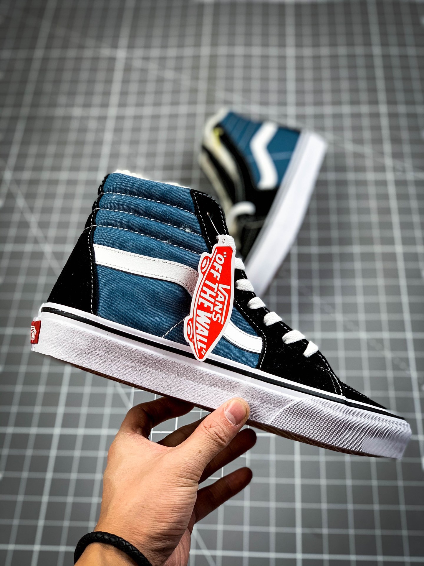 160 Vans SK8-Hi Vault OG万斯 牛仔蓝 高帮硫化帆布鞋VN0A4BVBOIF