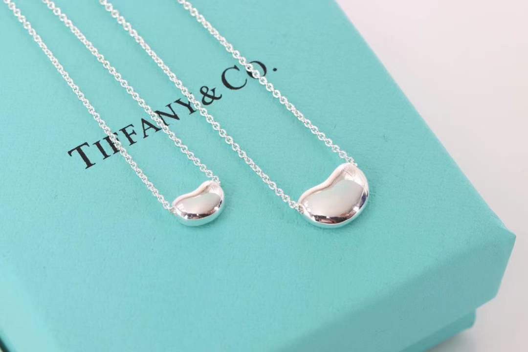 Tiffany & Co. Tiffany&Co.爱之印 Bean豆豆纯银项链