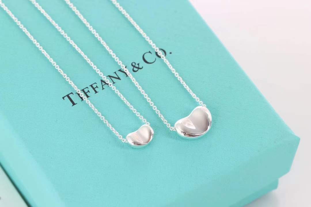 Tiffany & Co. Tiffany&Co.爱之印 Bean豆豆纯银项链