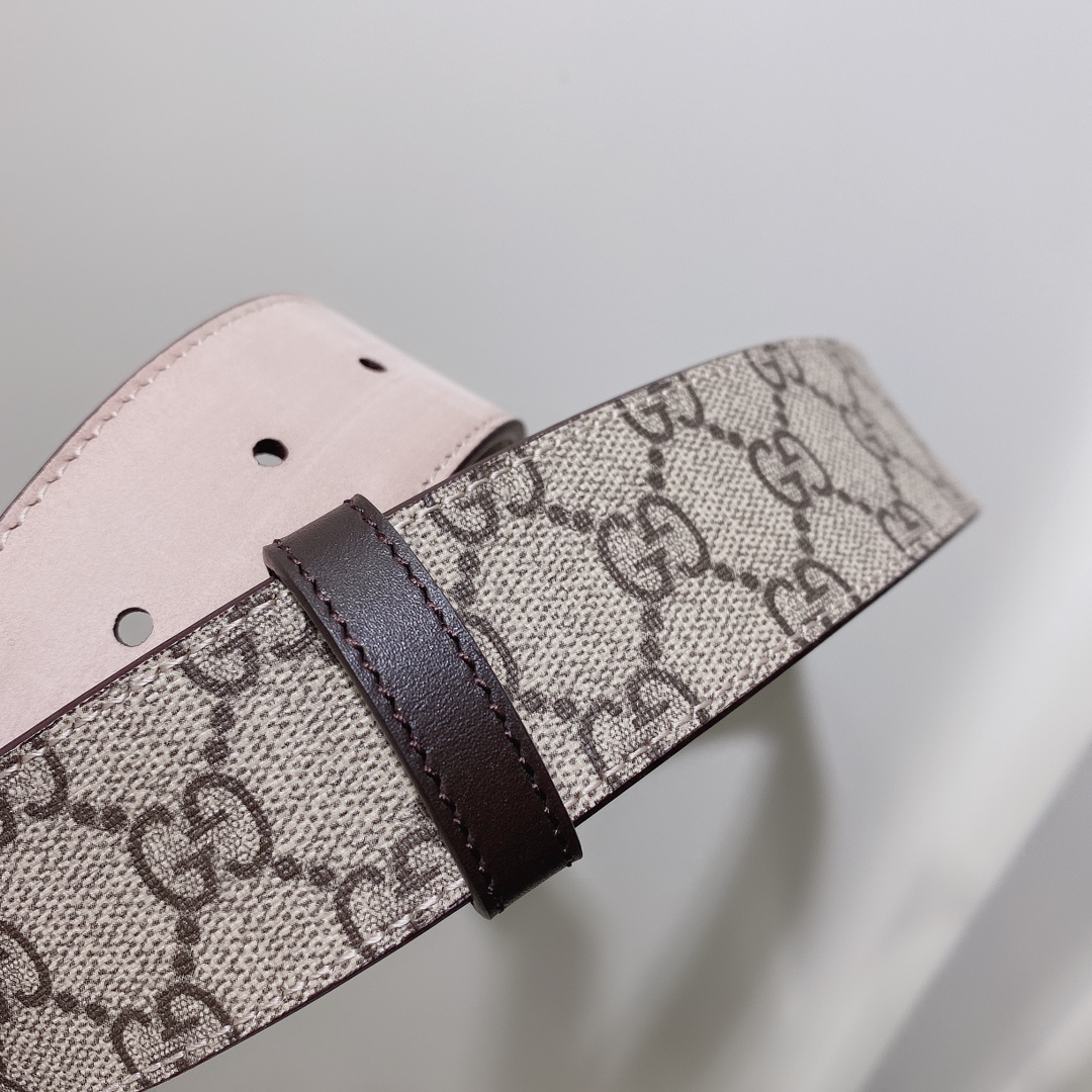 GUCCI古驰奢侈品男款双G带扣经典