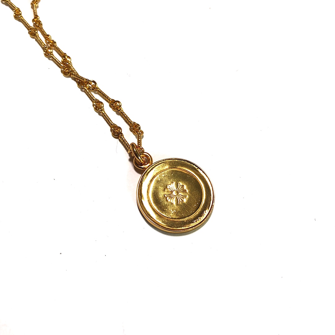 Chrome Hearts 开版 认准独家拍摄 (MZ)【新品上架】𝐂𝐡𝐫𝐨𝐦𝐞 𝐡𝐞𝐚𝐫𝐭𝐬22k克罗心圆牌天使链