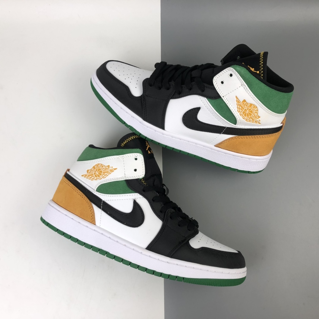 260 Air Jordan 1 Mid AJ1 乔1 中帮百搭休闲运动板鞋 852542-101