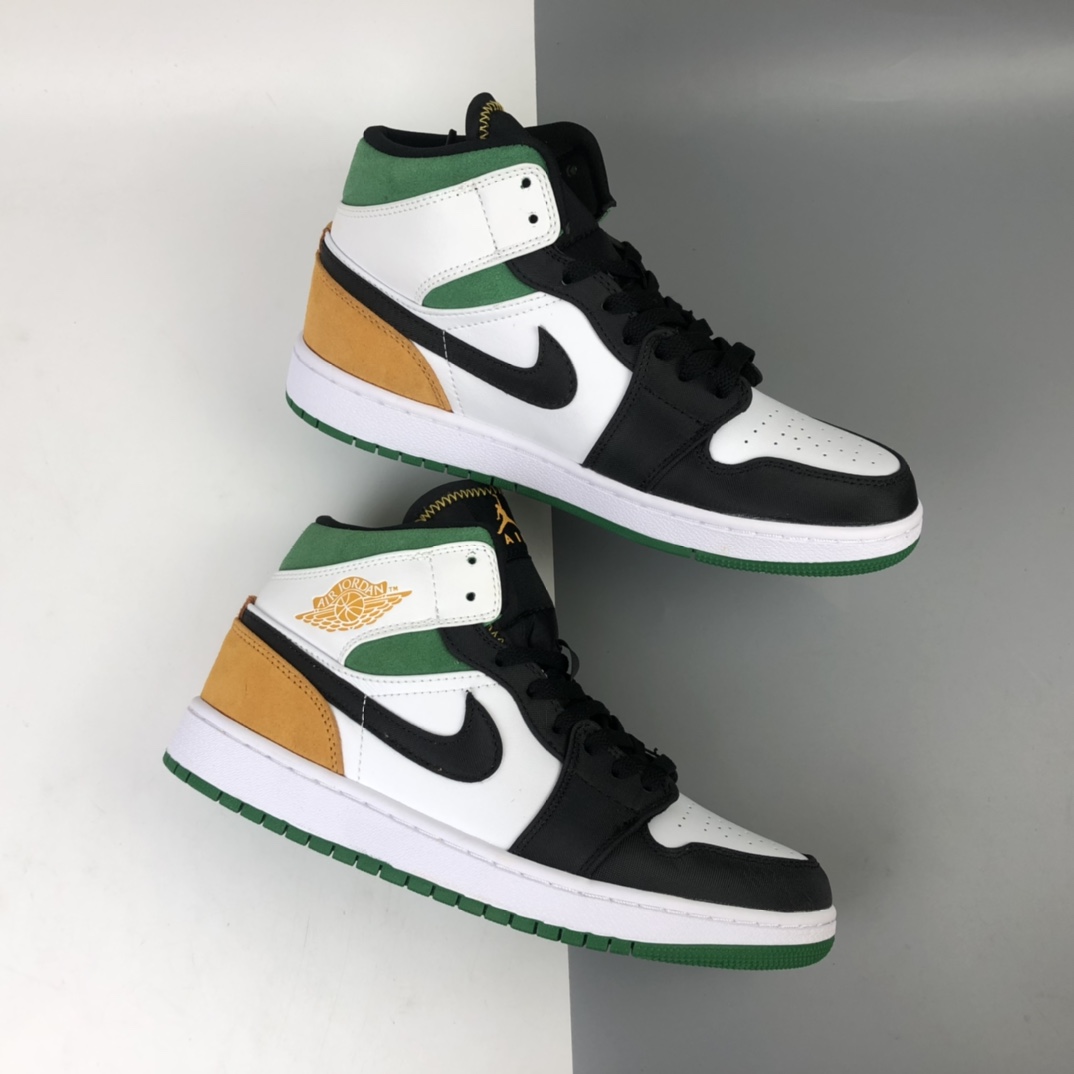 260 Air Jordan 1 Mid AJ1 乔1 中帮百搭休闲运动板鞋 852542-101