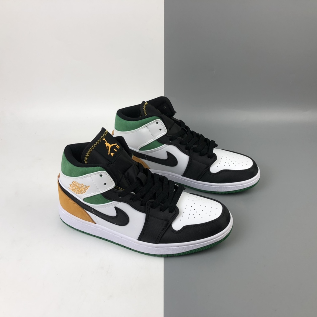 260 Air Jordan 1 Mid AJ1 乔1 中帮百搭休闲运动板鞋 852542-101