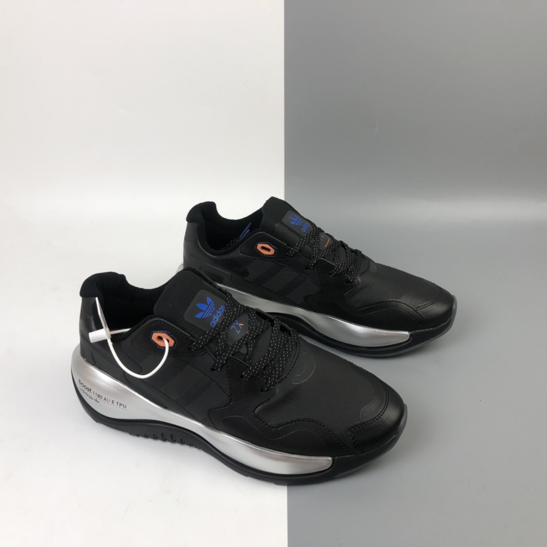 200 Adidas ZX Alkyne Boost W 易烊千玺同款 爆米花中底复古运动休闲跑步鞋 FX6225
