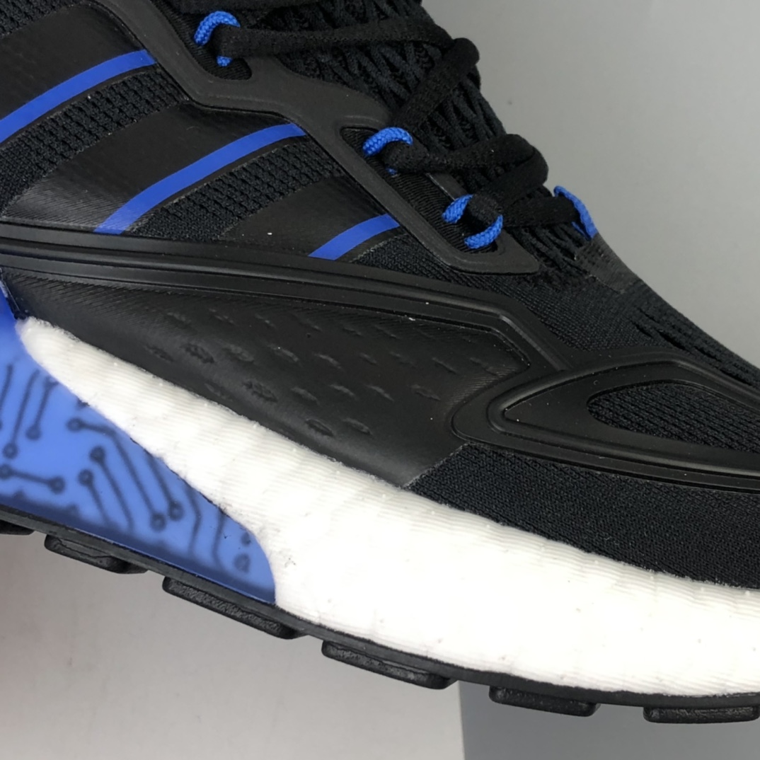 180 Adidas ZX 2K 4D 阿迪达斯网纱针织呼吸面套脚休闲运动慢跑鞋 FY1458