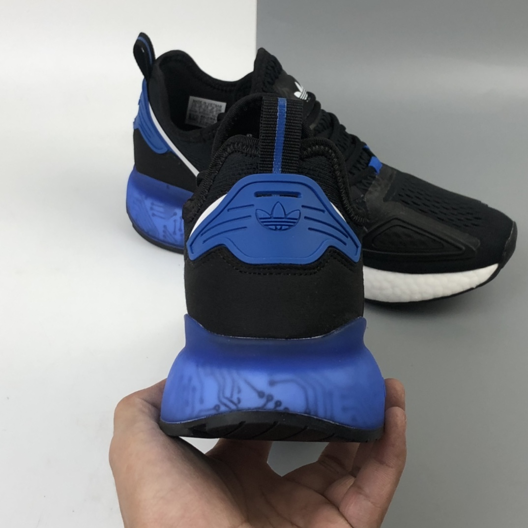 180 Adidas ZX 2K 4D 阿迪达斯网纱针织呼吸面套脚休闲运动慢跑鞋 FY1458