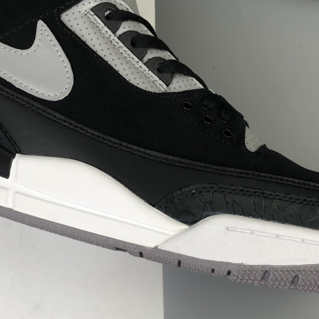 380 Air Jordan 3 Retro Tinker AJ3 乔3反光黑水泥 CK4348-007