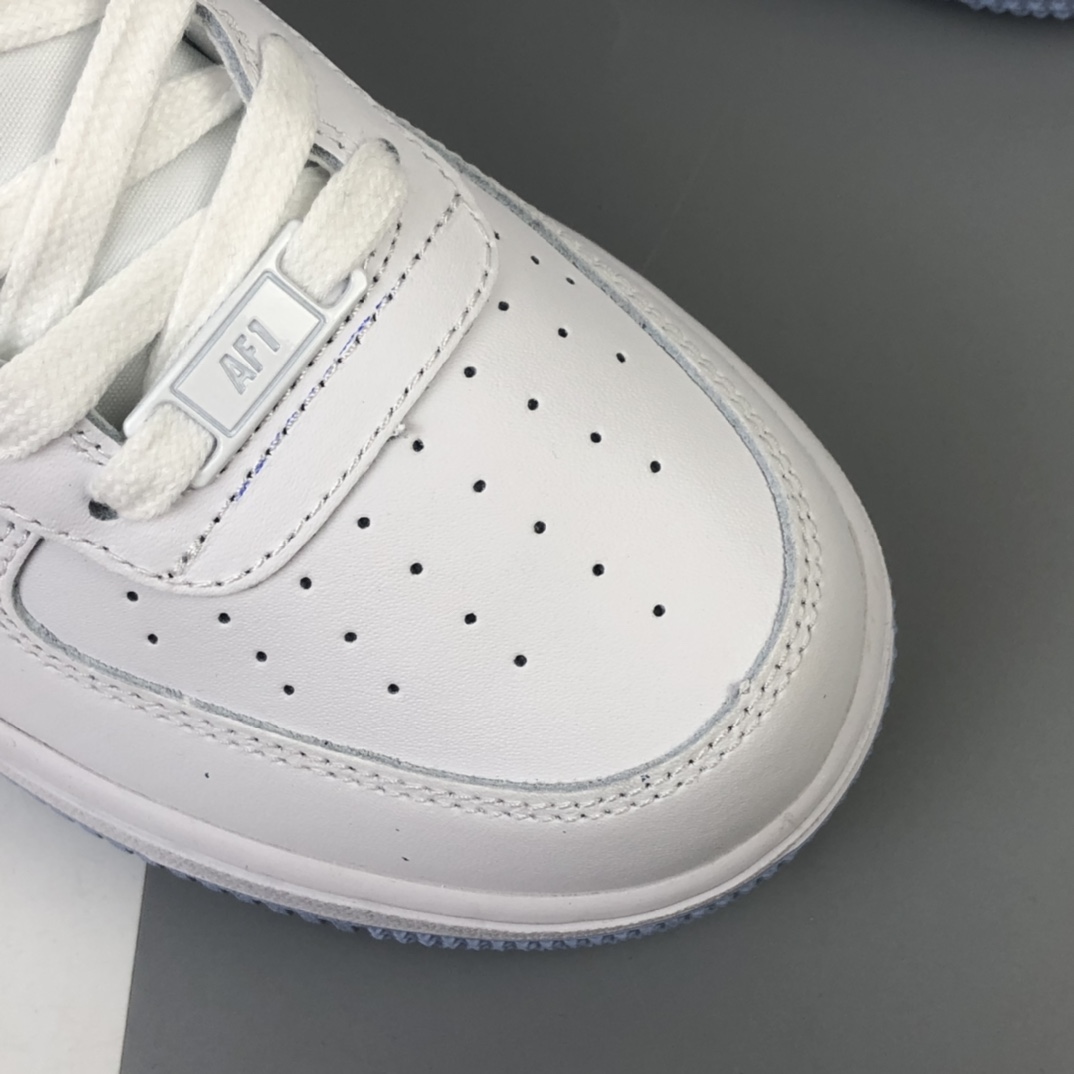 180 Nike Air Force 1 Low “White Hydrogen Blue” 白蓝 空军一号低帮百搭休闲运动板鞋 CD6915-103