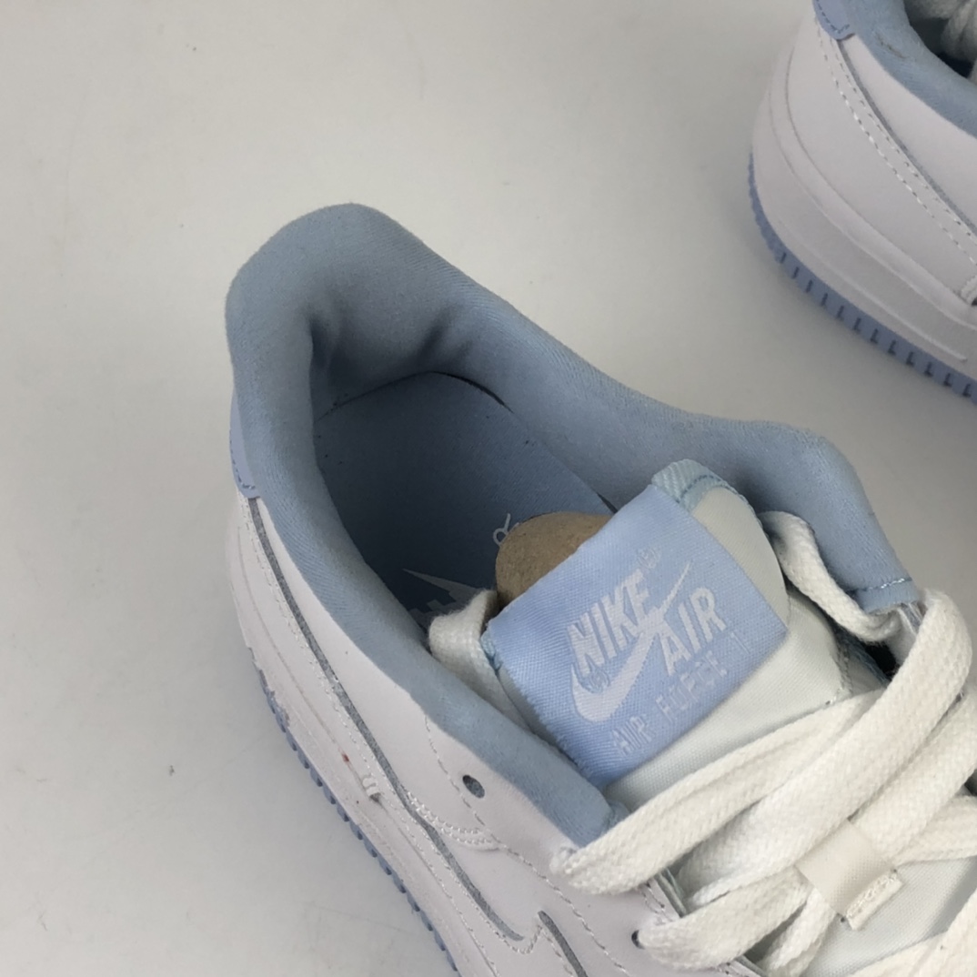 180 Nike Air Force 1 Low “White Hydrogen Blue” 白蓝 空军一号低帮百搭休闲运动板鞋 CD6915-103