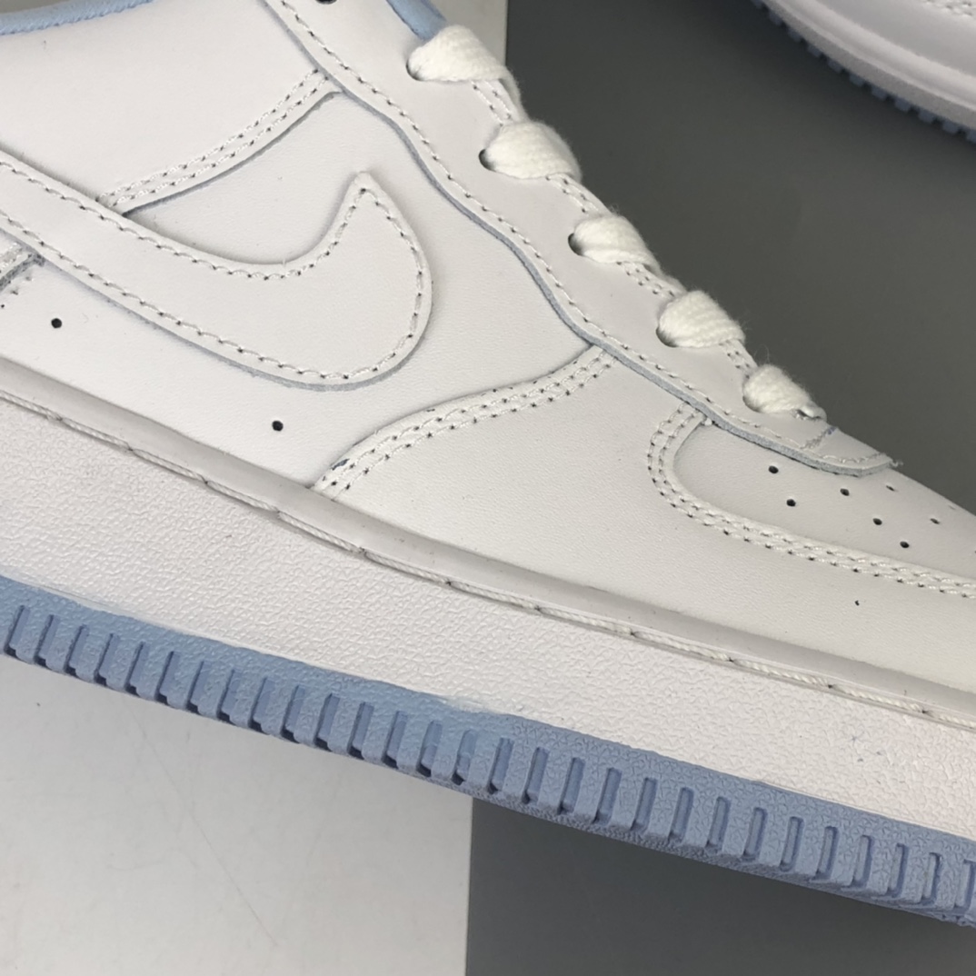 180 Nike Air Force 1 Low “White Hydrogen Blue” 白蓝 空军一号低帮百搭休闲运动板鞋 CD6915-103